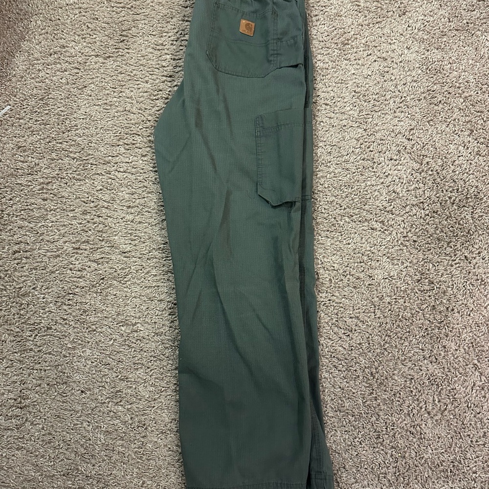 Men's Carhartt Green Cargo Pants